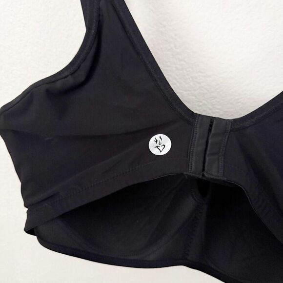 TORRID ACTIVE | Black Padded Sport Bra Adjustable Back Straps | Size 40D - Picture 3 of 5